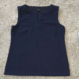 Talbots Navy Sleeveless Tank Top